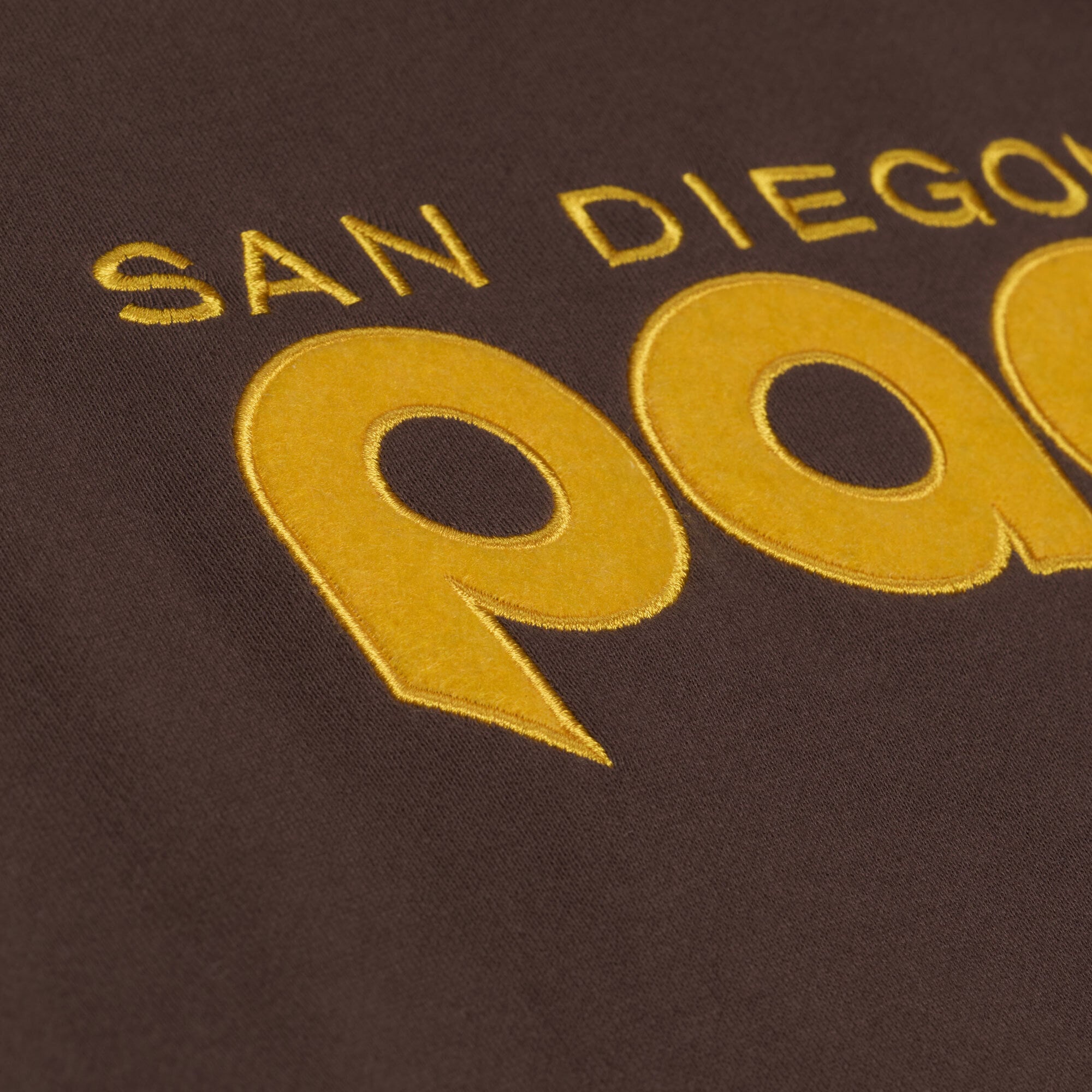 Women's Mitchell & Ness Brown San Diego Padres Cooperstown Collection Retro Roots Pullover Hoodie