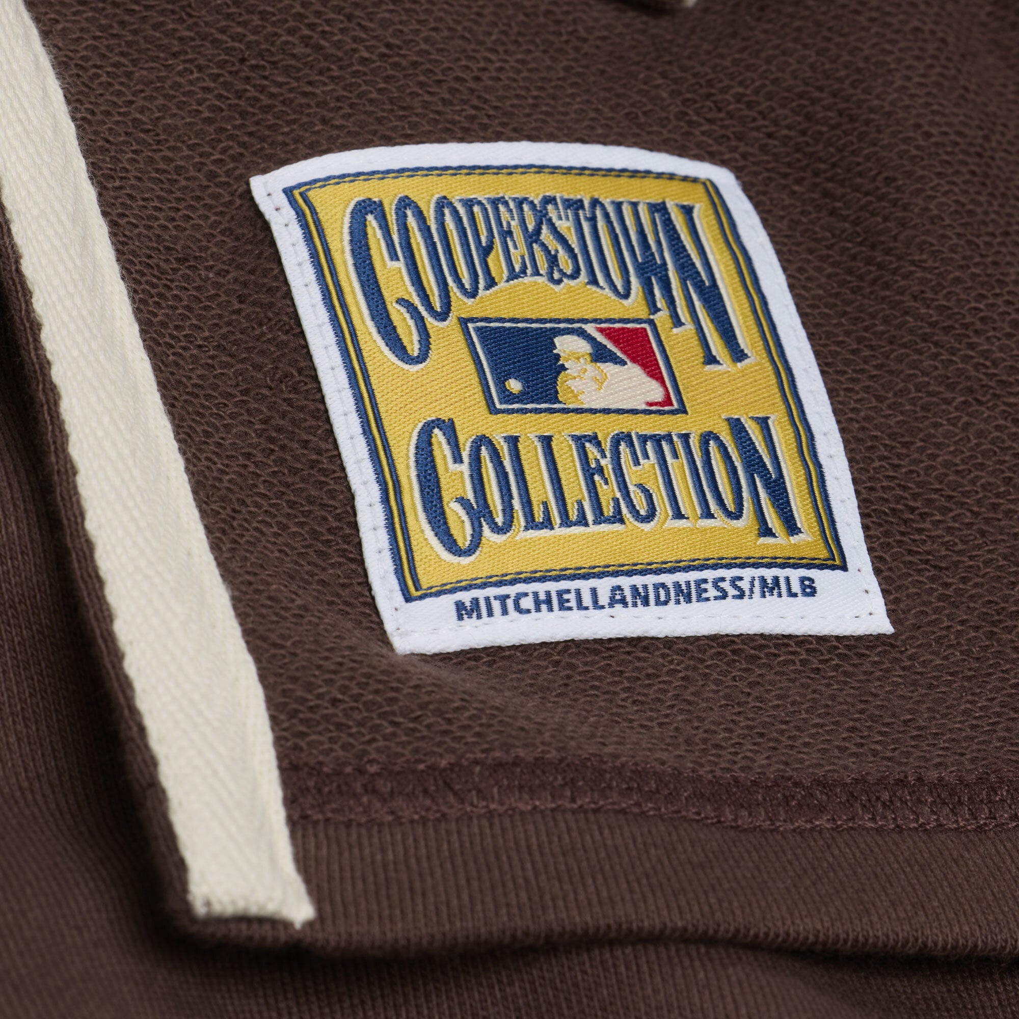 Women's Mitchell & Ness Brown San Diego Padres Cooperstown Collection Retro Roots Pullover Hoodie