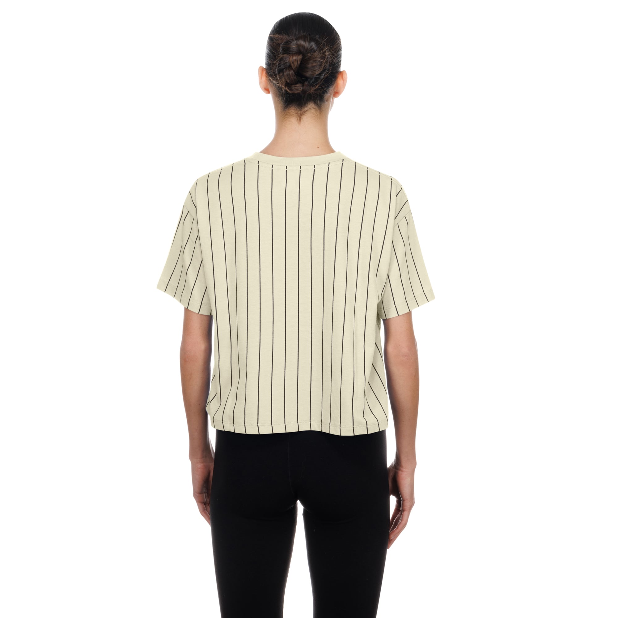 T-shirt New Era crème pour femme, style rétro, San Diego Padres