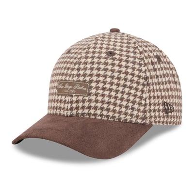 San Diego Padres New Era Women's Faux Wool 9FORTY A-Frame M-Crown Adjustable Hat - Light Brown