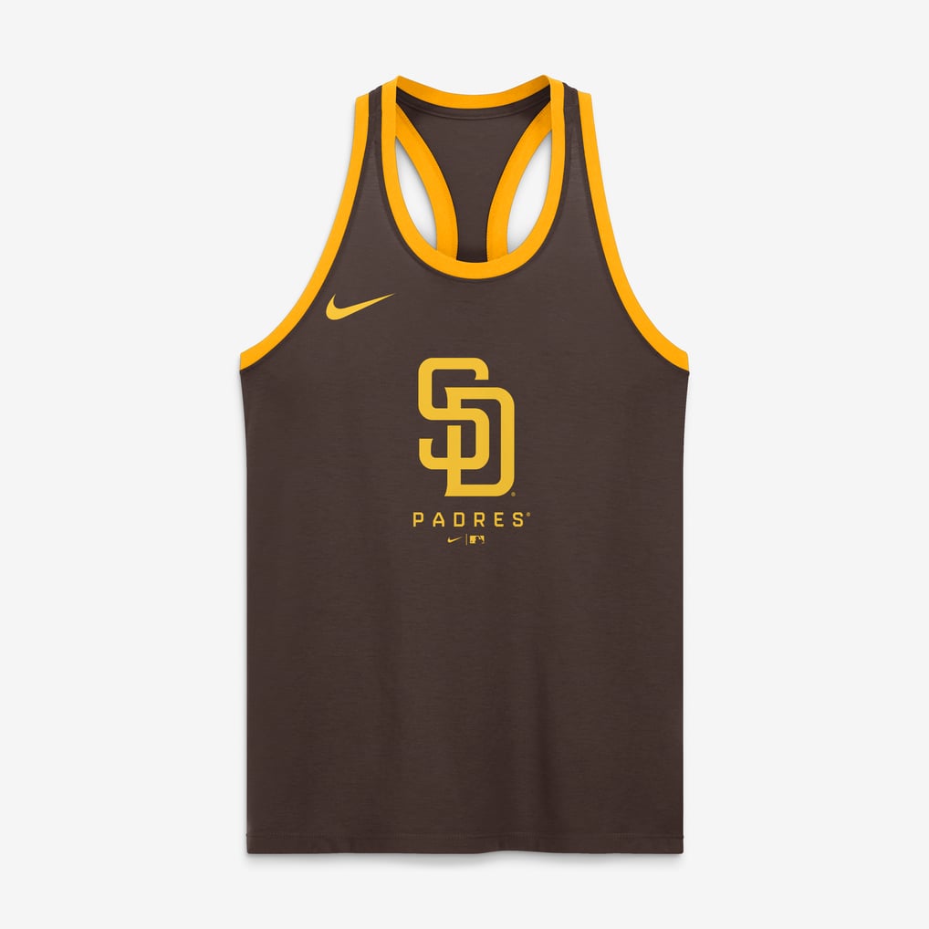 ウィメンズ Nike ブラウン サンディエゴ・パドレス Tri-Blend Dri-FIT 