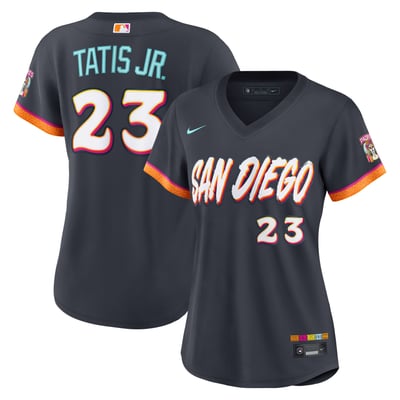 Fernando Tatis Jr. San Diego Padres Nike Women's 2026 City Connect Stadium Jersey - Obsidian