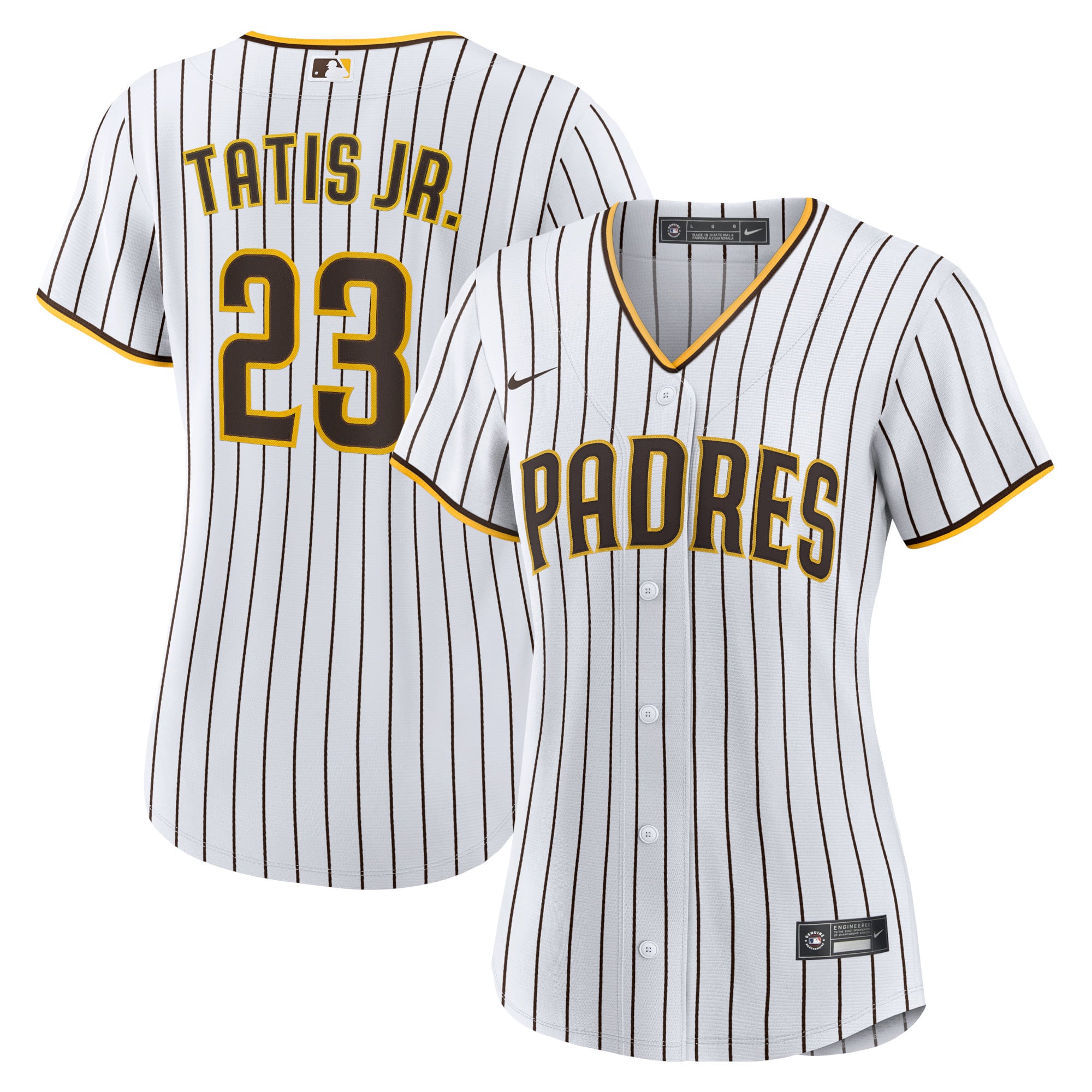 Women's Nike Fernando Tatís Jr. White/Brown San Diego Padres Home Replica Player Jersey