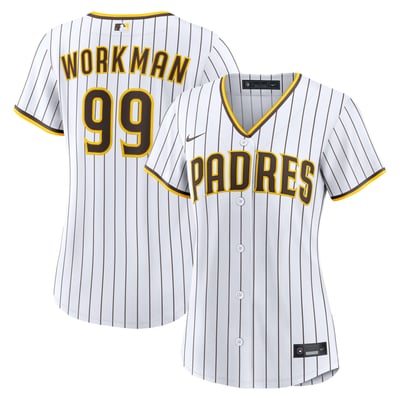 Gage Workman San Diego Padres Nike Women's Home Replica Jersey - White