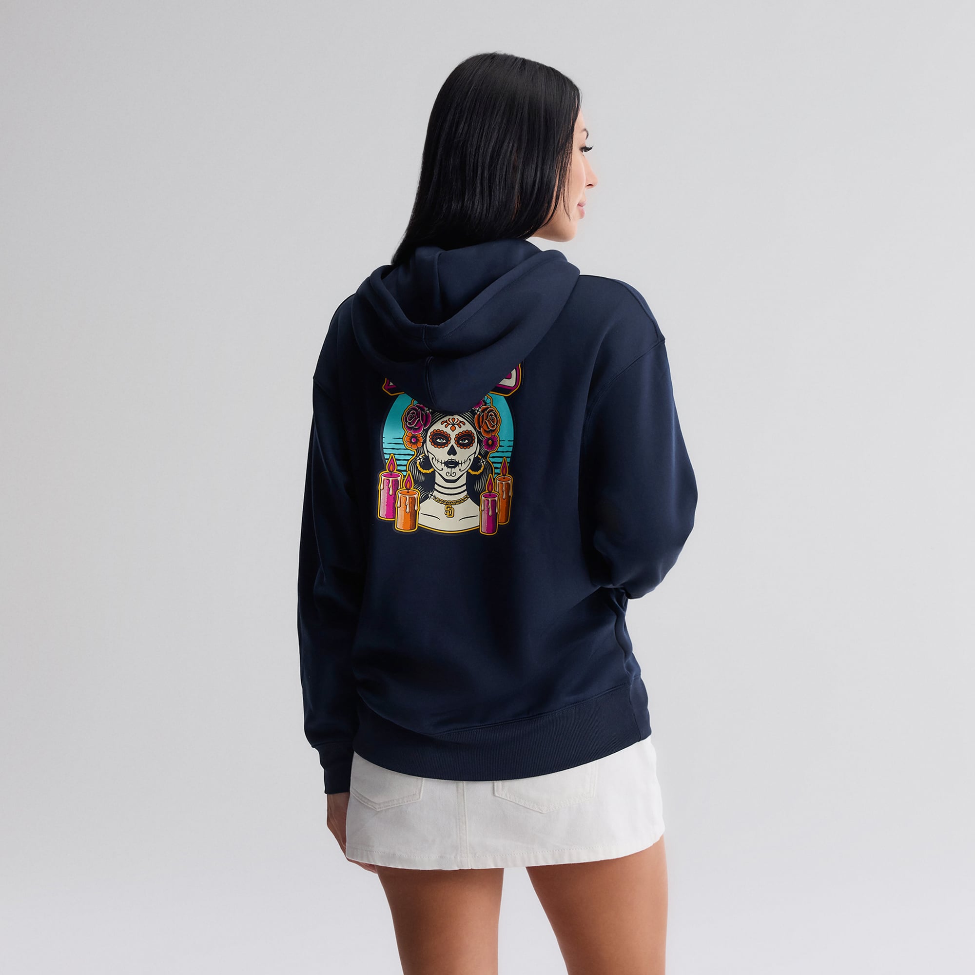 Women's Nike Obsidian San Diego Padres Authentic Collection City Connect Therma Hoodie
