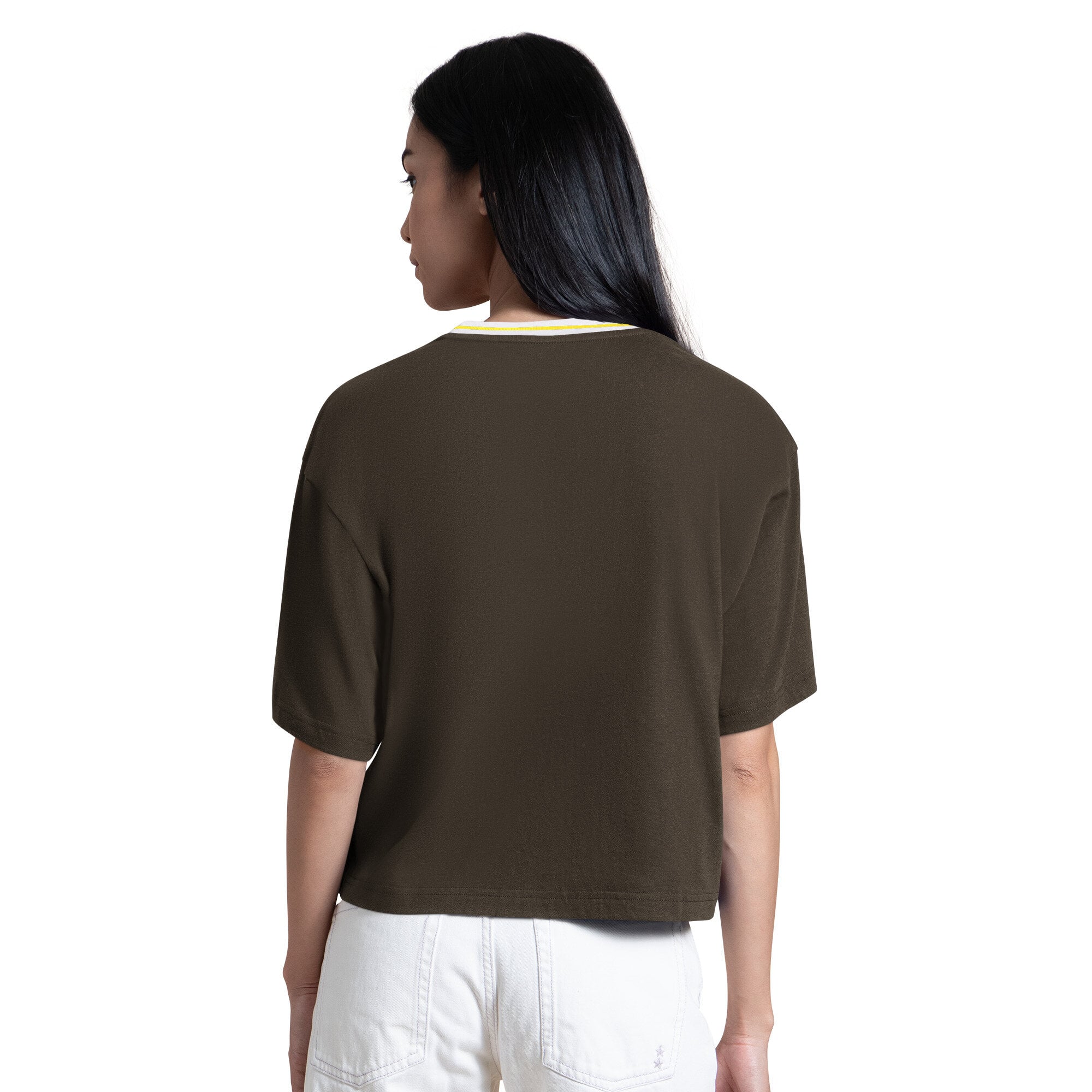 T-shirt court Starter marron pour femmes, San Diego Padres Ace