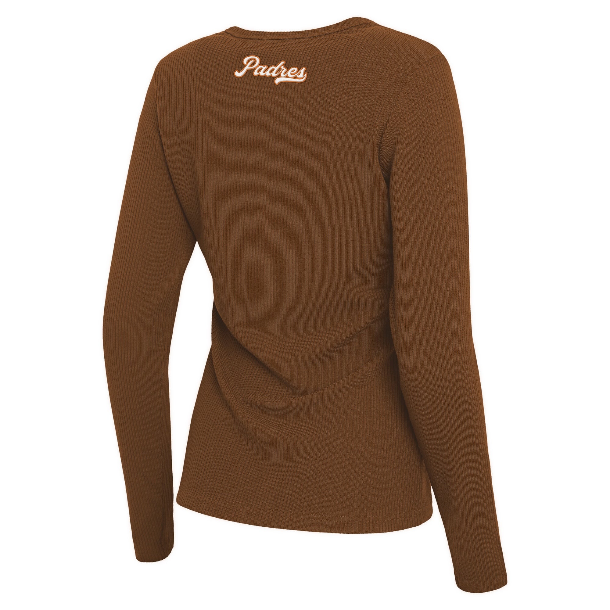 Pull boutonné côtelé marron San Diego Padres de la marque WEAR by Erin Andrews pour femme
