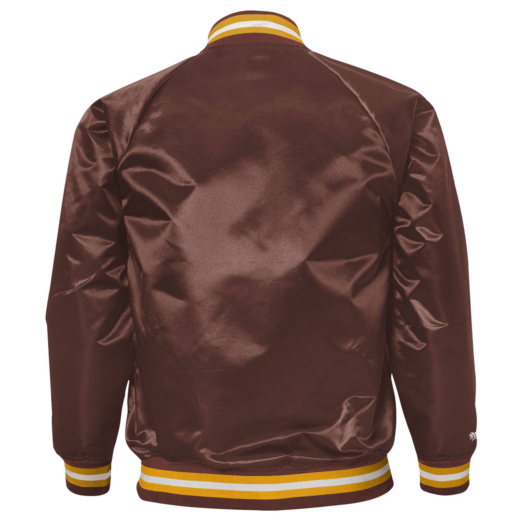 Youth Mitchell & Ness Brown San Diego Padres Cooperstown Collection Raglan Satin Full-Snap Jacket
