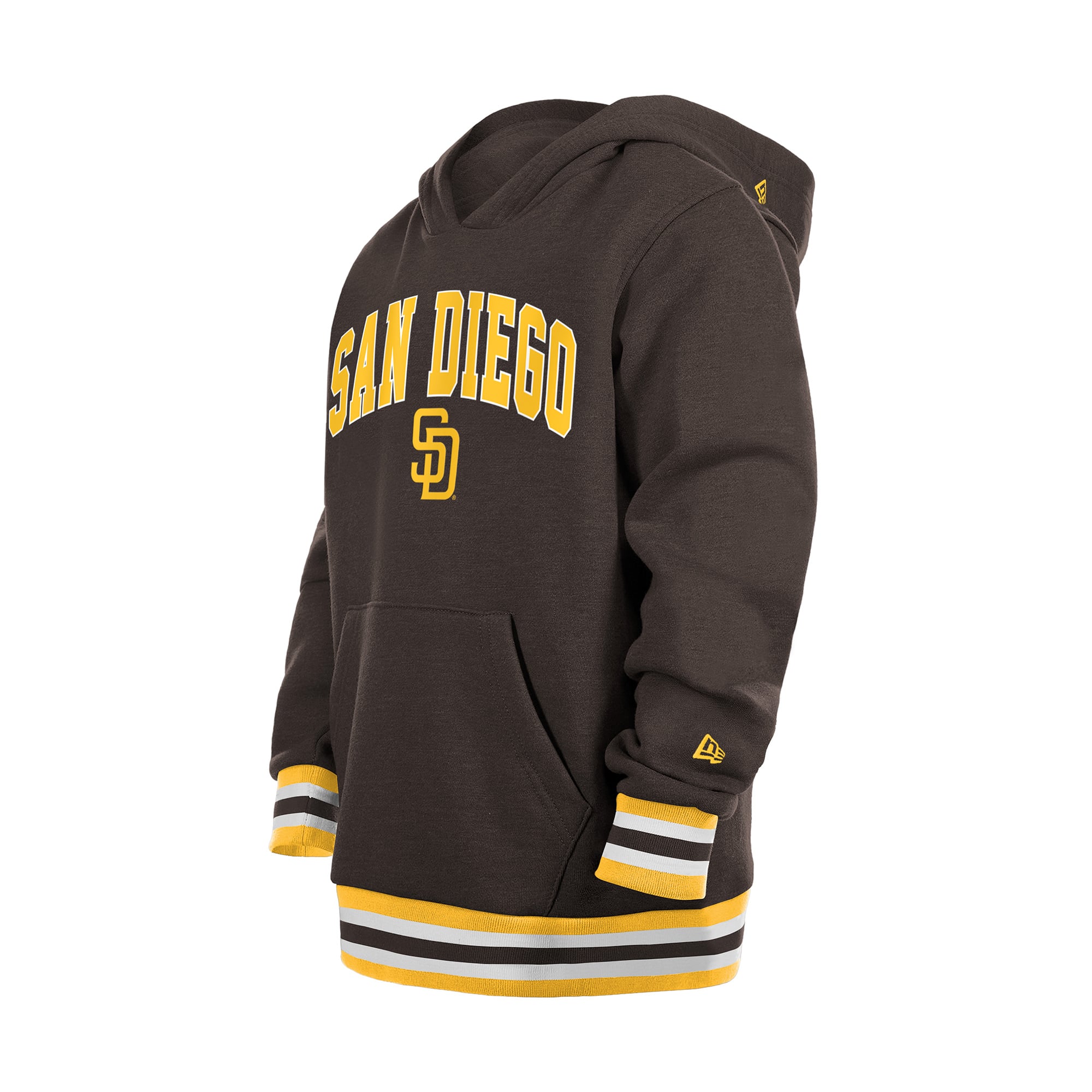 Sweat à capuche New Era marron San Diego Padres pour jeunes