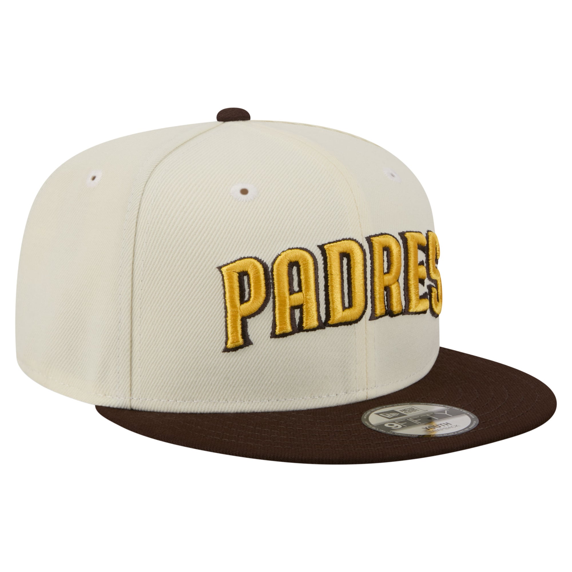 Casquette snapback New Era blanche San Diego Padres bicolore pour jeunes 9FIFTY