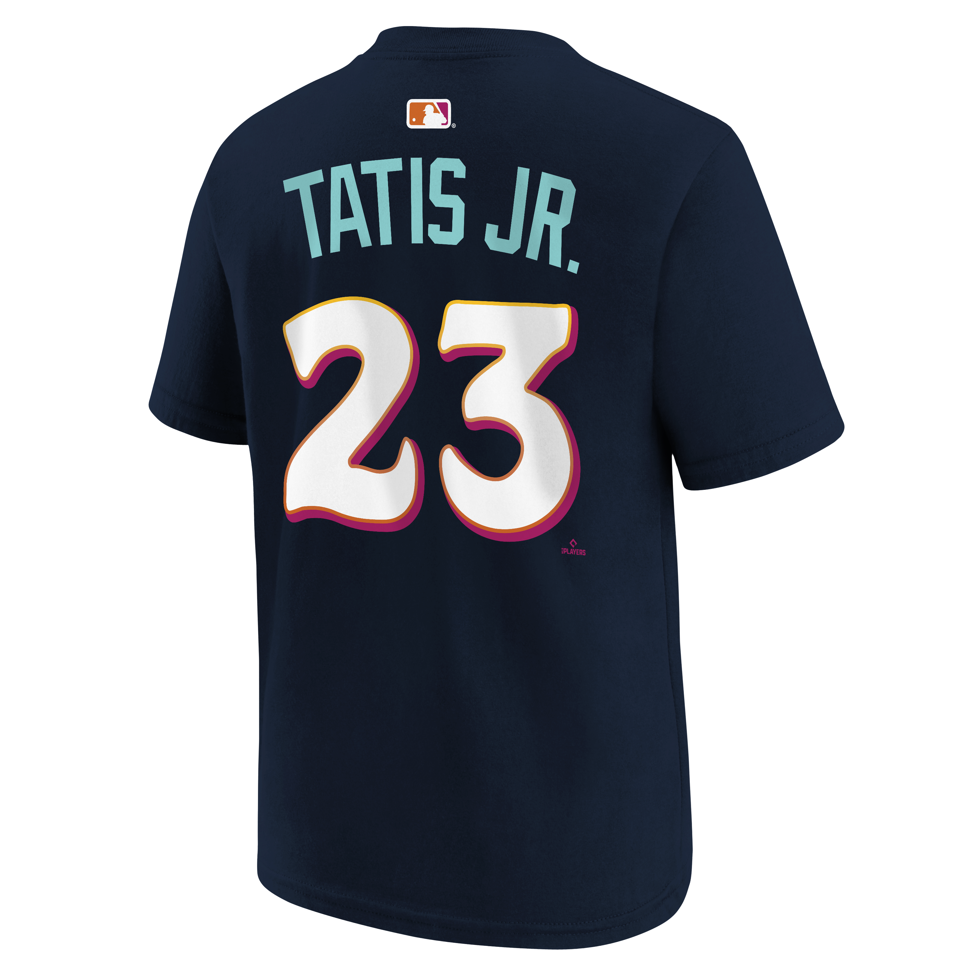 T-shirt Nike enfant Fernando Tatis Jr. Obsidian San Diego Padres 2026 City Connect avec nom et numéro