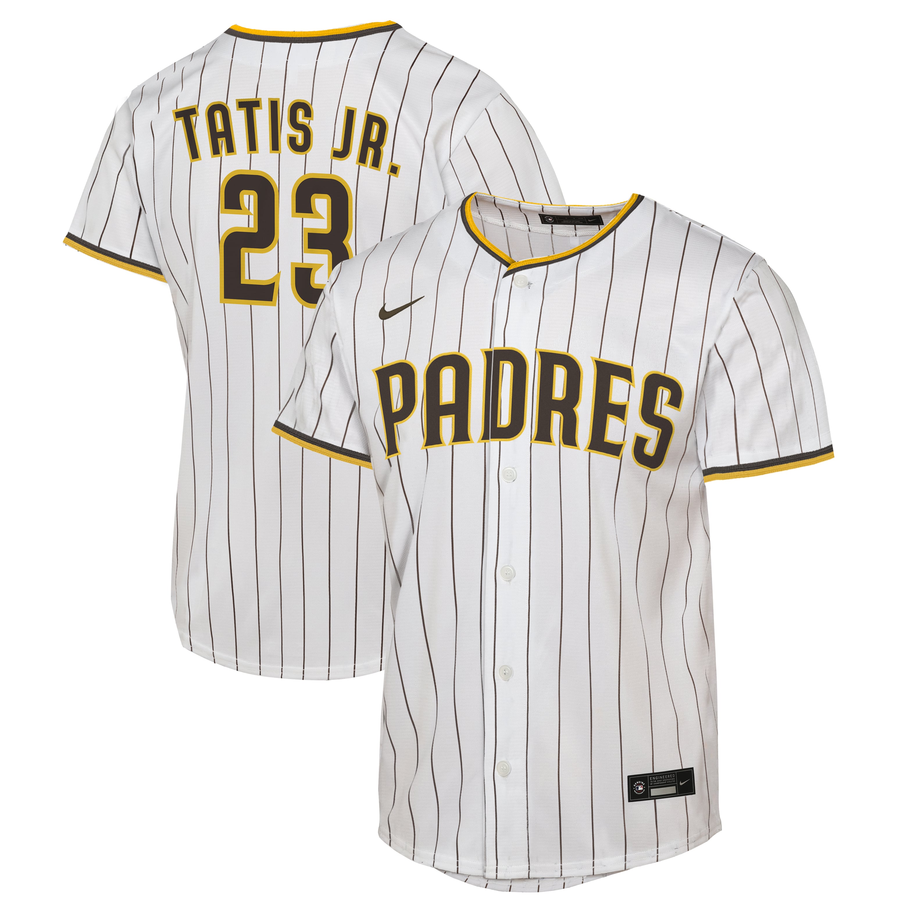 Youth Nike Fernando Tatis Jr. White San Diego Padres Home Replica Jersey