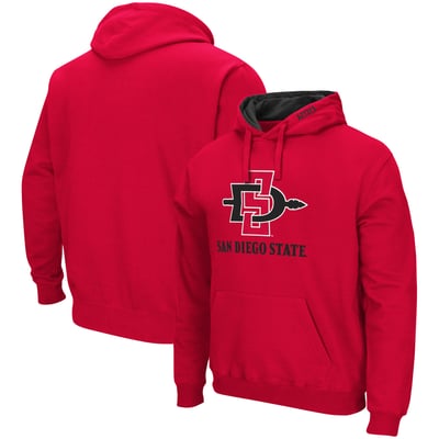 San Diego State Aztecs Colosseum Arch & Logo 3.0 Pullover Hoodie - Cardinal