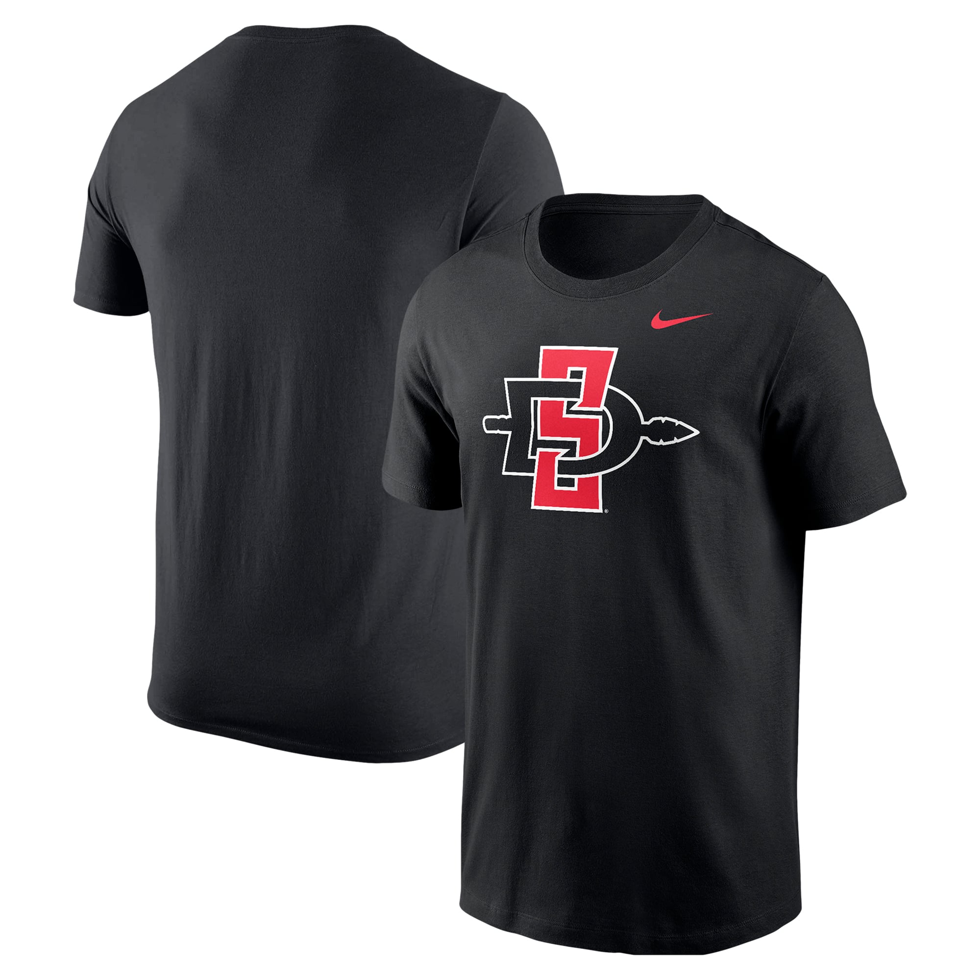 Men's Nike Black San Diego State Aztecs Logo T-Shirt