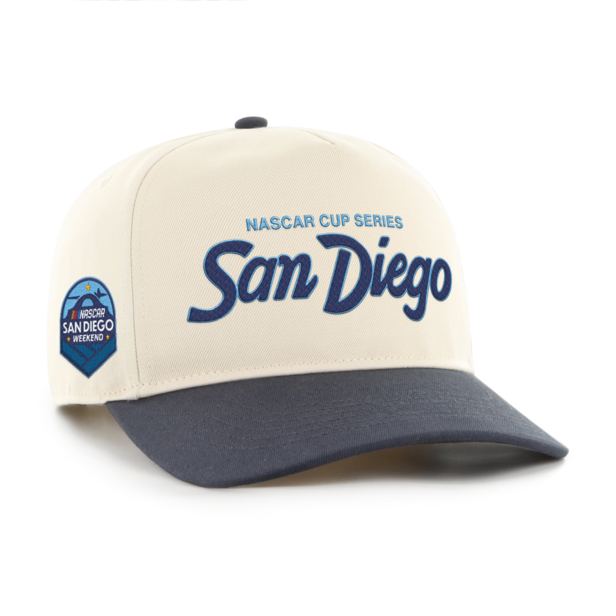 Men's '47  Natural/Navy NASCAR San Diego Weekend Crosstown Basic Hitch Adjustable Hat