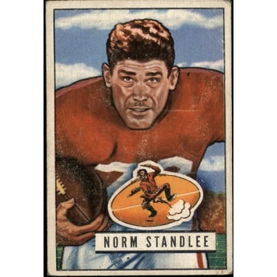 1951 Bowman #141 Norm Standlee