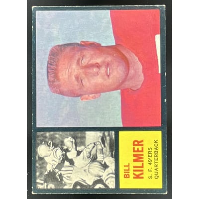 1962 Topps #151 Bill Kilmer RC