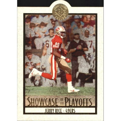 1995 SP Championship Playoff Showcase Die Cuts #PS2 Jerry Rice