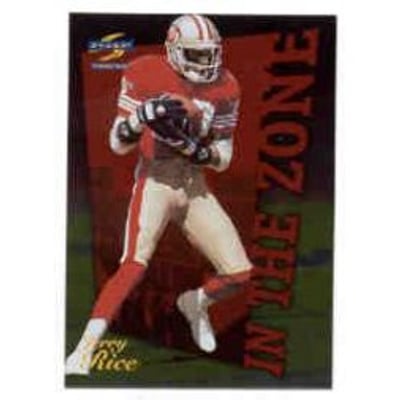 1996 Score In The Zone #17 Jerry Rice