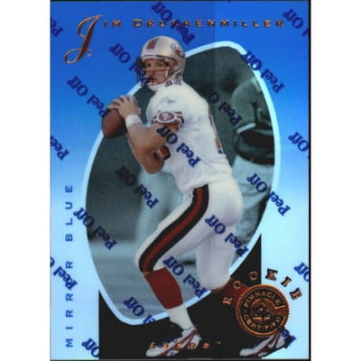 1997 Pinnacle Certified Mirror Blue #122 Jim Druckenmiller
