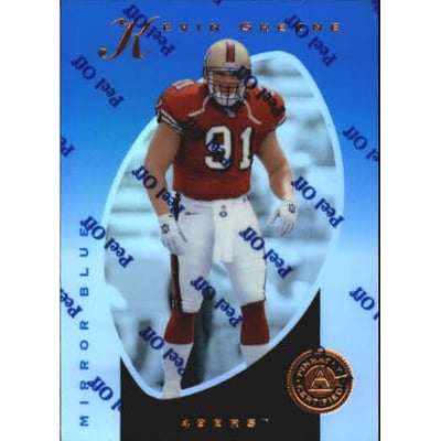 1997 Pinnacle Certified Mirror Blue #61 Kevin Greene
