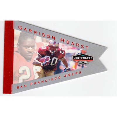 1998 Playoff Contenders Pennants Red Foil #81 Garrison Hearst