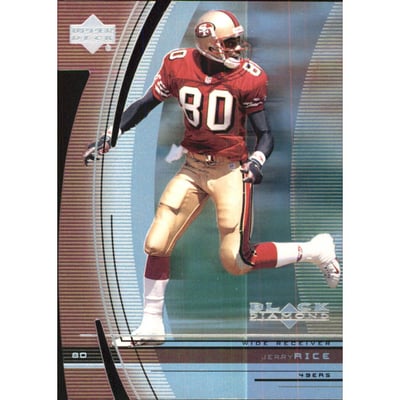 1999 Black Diamond Diamond Cut #95 Jerry Rice
