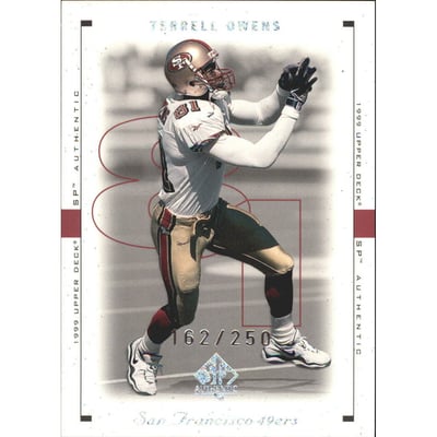 1999 SP Authentic Excitement #77 Terrell Owens