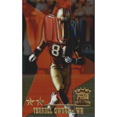 1999 Topps Stars Two Star Parallel #17 Terrell Owens