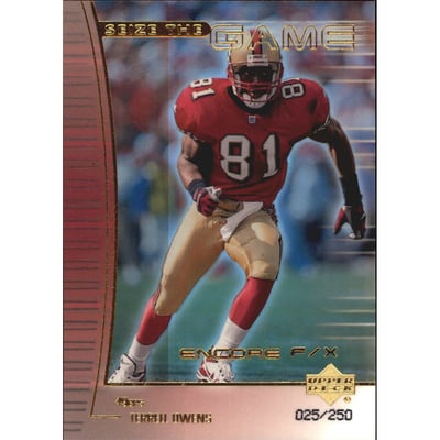 1999 Upper Deck Encore Seize the Game F/X Gold #SG12 Terrell Owens