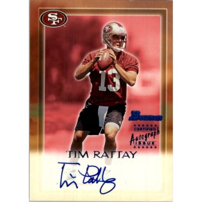 2000 Bowman Autographs #TR Tim Rattay B