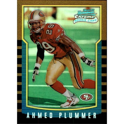 2000 Bowman Chrome Refractors #225 Ahmed Plummer