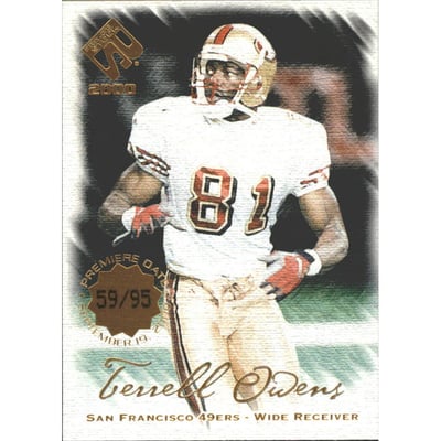 2000 Private Stock Premiere Date #85 Terrell Owens