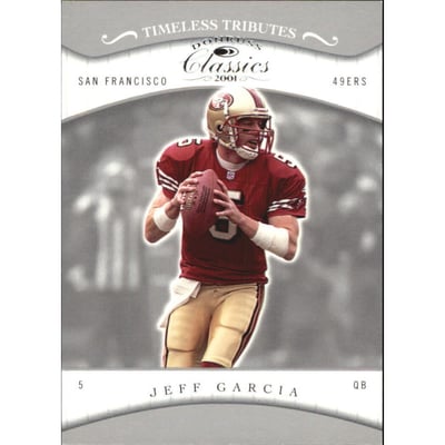 2001 Donruss Classics Timeless Tributes #76 Jeff Garcia