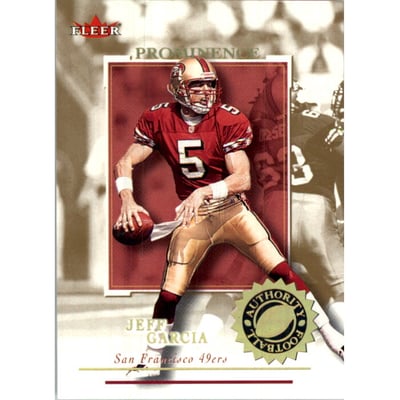 2001 Fleer Authority Prominence 125 #77 Jeff Garcia