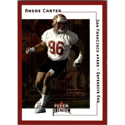 2001 Fleer Premium Star Ruby #240 Andre Carter