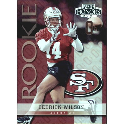2001 Playoff Honors X's and O's #136 Cedrick Wilson/60