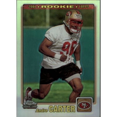 2001 Topps Chrome #244 Andre Carter RC