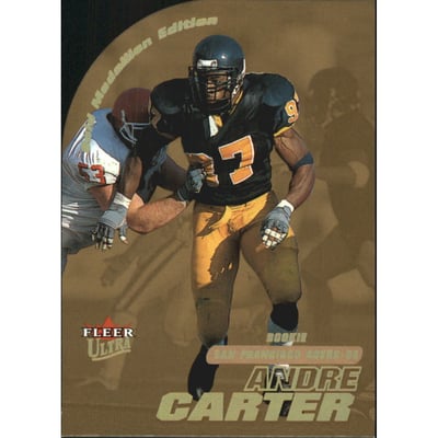 2001 Ultra Gold Medallion #269G Andre Carter