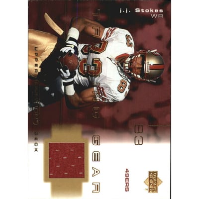 2001 Upper Deck Ovation Training Gear #TJJ J.J. Stokes