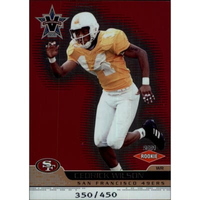 2001 Vanguard #143 Cedrick Wilson RC