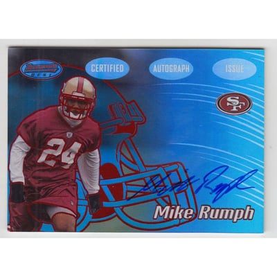 2002 Bowman's Best Red #154 Mike Rumph AU