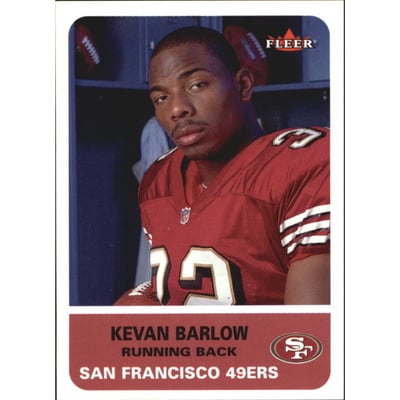 2002 Fleer Tradition Minis #200 Kevan Barlow
