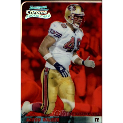 2003 Bowman Chrome Red Refractors #129 Aaron Walker