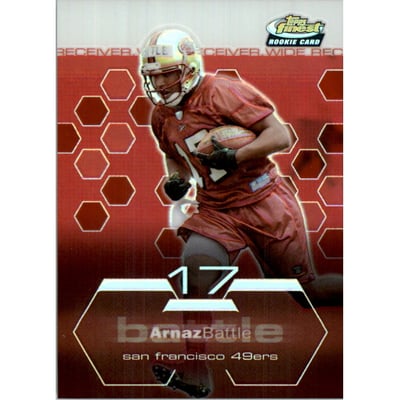 2003 Finest Refractors #75 Arnaz Battle