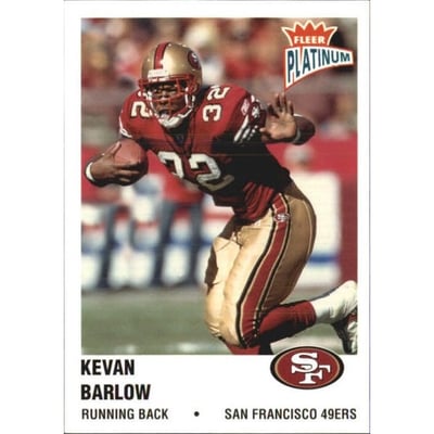 2003 Fleer Platinum Finish #136 Kevan Barlow