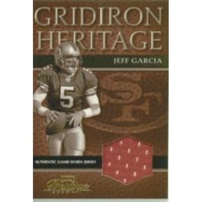 2003 Playoff Prestige Gridiron Heritage Jerseys #GH21 Jeff Garcia JSY