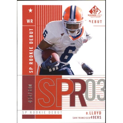2003 SP Game Used Edition #129 Brandon Lloyd RC