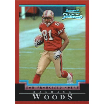 2004 Bowman Chrome Red Refractors #192 Rashaun Woods
