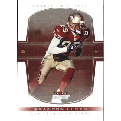 2004 Fleer Genuine Reflections #52 Brandon Lloyd